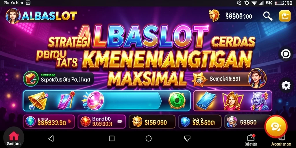 Tampilan gameplay <strong>ALBASLOT</strong> yang intens dan strategis.