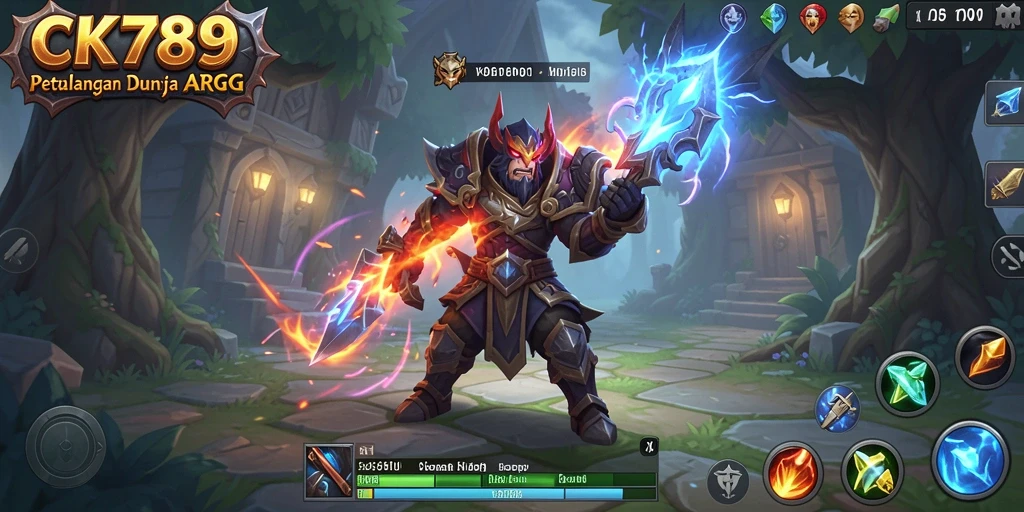 Screenshot utama CK789 menunjukkan aksi seru dalam gameplay ARPG.