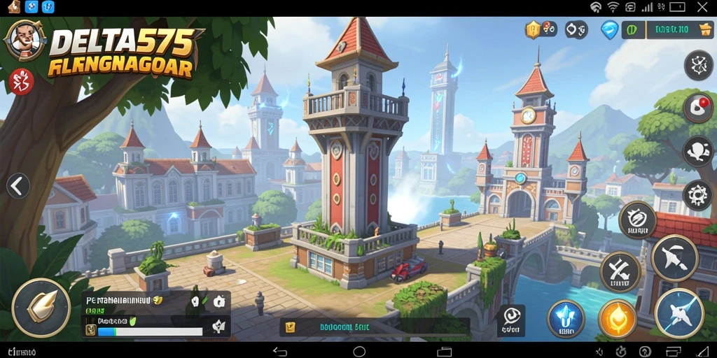 Tangkapan layar menunjukkan aksi mendebarkan dalam gameplay Tower Defense.