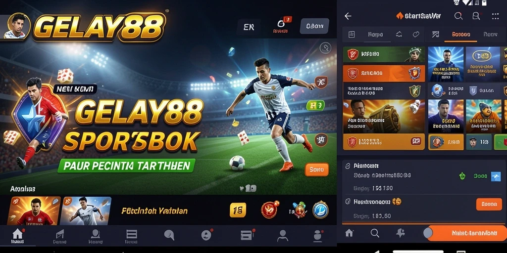 Tampilan gameplay menarik dari aplikasi Sportsbook GELAY88.