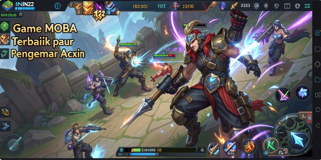 Tampilan grafis menakjubkan dari gameplay seru IN22.
