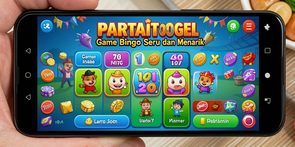 Tampilan seru gameplay Bingo di PARTAITOGEL.