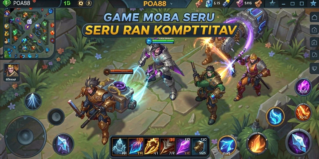 Tampilan menarik dari gameplay POA88 yang kompetitif dan mengasyikkan.