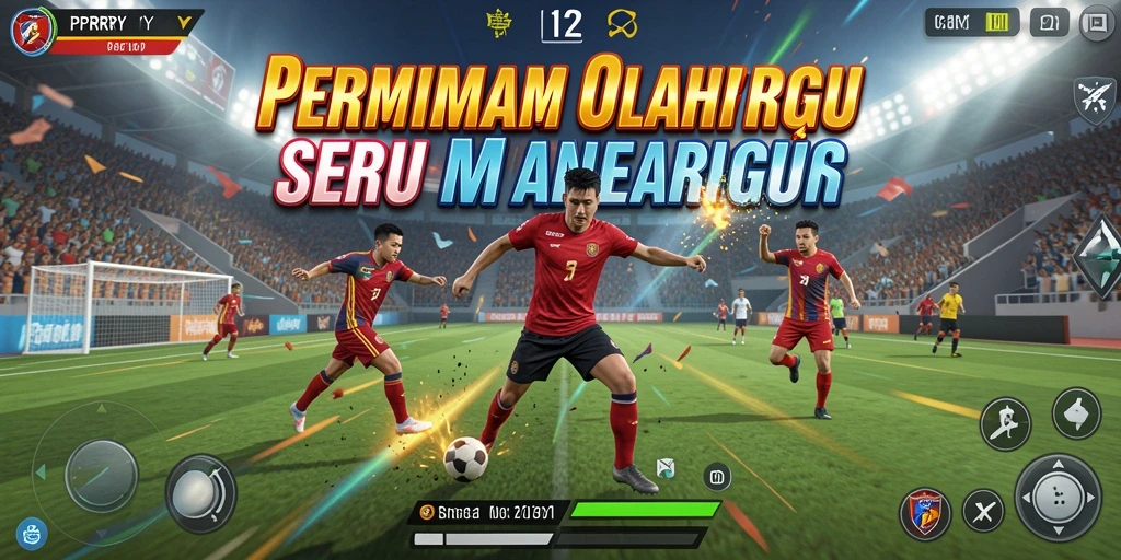 Tangkapan layar PPRRYY menampilkan aksi permainan olahraga yang seru dan mendebarkan.