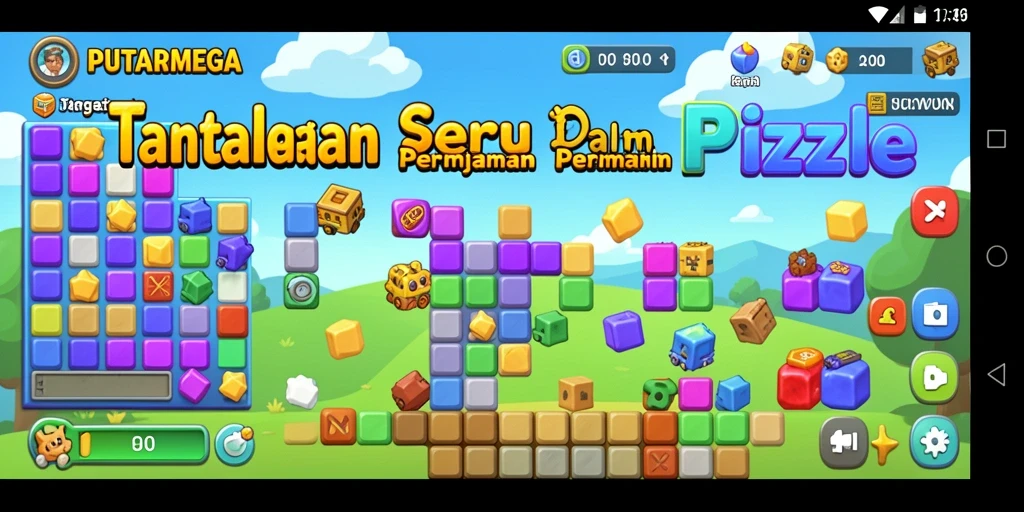Gameplay PUTARMEGA yang menarik dan penuh tantangan Puzzle.