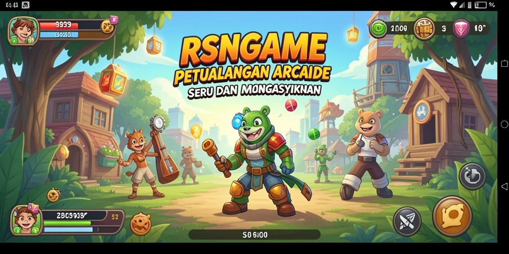 Gameplay seru RSNGAME dengan grafis penuh warna dan tantangan menarik.