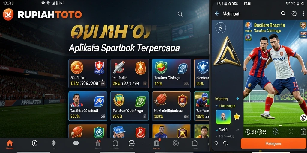 Tampilan menarik dari RUPIAHTOTO saat memasang taruhan olahraga.