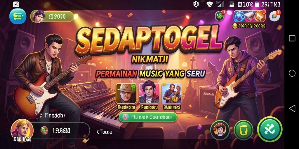 Gameplay <strong>SEDAPTOGEL</strong> yang seru dengan berbagai pilihan lagu.