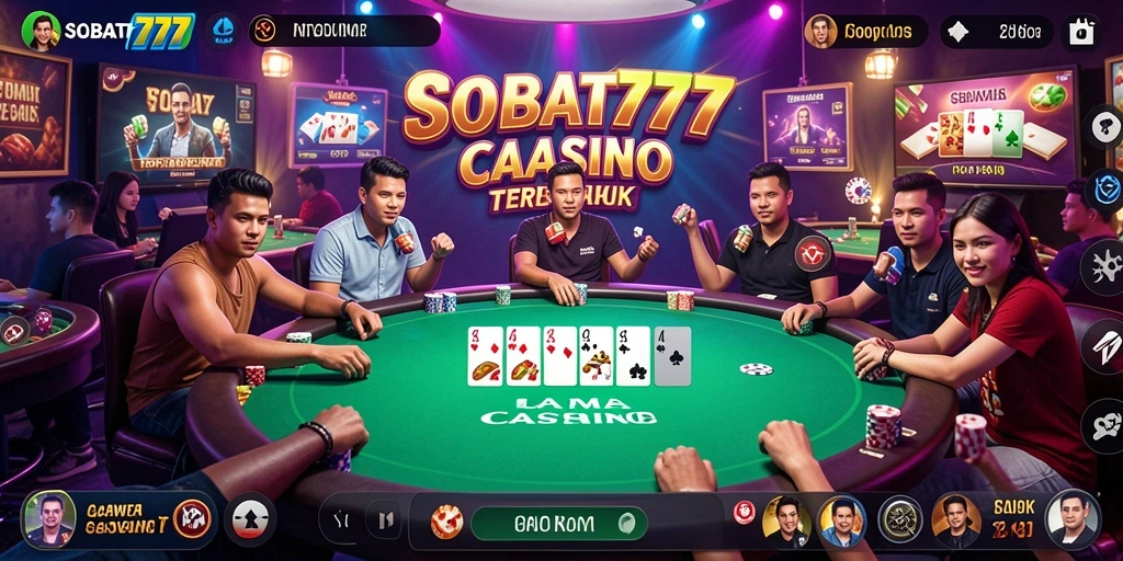 Gameplay seru di SOBAT777 dengan dealer langsung dan interaksi nyata.
